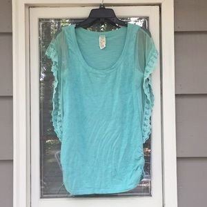 Light Turquoise Billabong Top